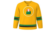 Load image into Gallery viewer, Freedom Day South Africa Original Hockey Jersey in Gold, front view – custom name and number