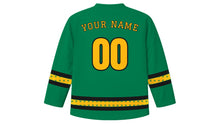 Load image into Gallery viewer, Freedom Day South Africa Original Hockey Jersey in Green, back view with your name and number