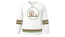 Load image into Gallery viewer, Gandhi Jayanti Original Hockey Jersey in White, front view – custom name and number