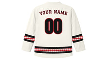 Load image into Gallery viewer, Gawai Dayak Original Hockey Jersey in White, back view with your name and number