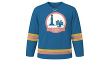 Load image into Gallery viewer, Genoa Original Hockey Jersey in Ligurian Blue, front view – custom name and number