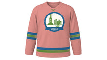 Load image into Gallery viewer, Genoa Original Hockey Jersey in Palazzo Pink, front view – custom name and number