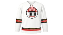 Load image into Gallery viewer, German Unity Day Original Hockey Jersey in White, front view – custom name and number