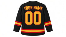 Load image into Gallery viewer, Germany Original Hockey Jersey in Black, back view with your name and number