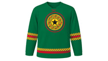 Load image into Gallery viewer, Ghana Independence Day Original Hockey Jersey in Green, front view – custom name and number