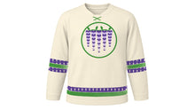 Load image into Gallery viewer, Golden Week Original Hockey Jersey in Cream, front view – custom name and number