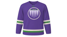 Load image into Gallery viewer, Golden Week Original Hockey Jersey in Wisteria Purple, front view – custom name and number