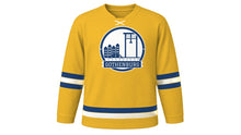 Load image into Gallery viewer, Gothenburg Original Hockey Jersey in Saffron Yellow, front view – custom name and number