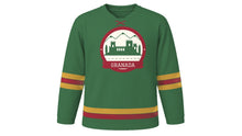 Load image into Gallery viewer, Granada Original Hockey Jersey in Generalife Green, front view – custom name and number