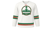 Load image into Gallery viewer, Graz Original Hockey Jersey in Clock Tower White, front view – custom name and number