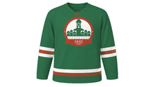 Load image into Gallery viewer, Graz Original Hockey Jersey in Schlossberg Green, front view – custom name and number