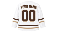 Load image into Gallery viewer, Groundhog Day Original Hockey Jersey in White, back view with your name and number