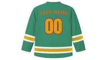 Load image into Gallery viewer, Guangzhou Original Hockey Jersey in Jade Green, back view with your name and number