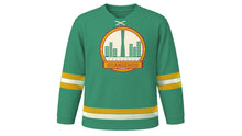 Load image into Gallery viewer, Guangzhou Original Hockey Jersey in Jade Green, front view – custom name and number