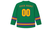 Load image into Gallery viewer, Gudi Padwa Original Hockey Jersey in Emerald, back view with your name and number