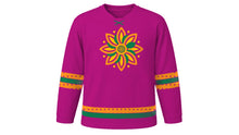 Load image into Gallery viewer, Gudi Padwa Original Hockey Jersey in Magenta, front view – custom name and number