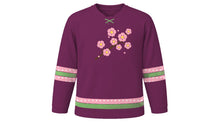 Load image into Gallery viewer, Hanami Original Hockey Jersey in Plum, front view – custom name and number
