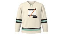 Load image into Gallery viewer, Hangul Day Original Hockey Jersey in Hanji Ivory, front view – custom name and number