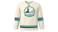 Load image into Gallery viewer, Hangzhou Original Hockey Jersey in Silk Ivory, front view – custom name and number