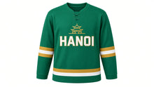 Load image into Gallery viewer, Hanoi Original Hockey Jersey in Green, front view – custom name and number
