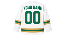 Load image into Gallery viewer, Hanoi Original Hockey Jersey in White, back view with your name and number