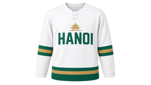 Load image into Gallery viewer, Hanoi Original Hockey Jersey in White, front view – custom name and number