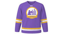 Load image into Gallery viewer, Harare Original Hockey Jersey in Jacaranda Purple, front view – custom name and number