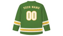 Load image into Gallery viewer, Harare Original Hockey Jersey in Msasa Green, back view with your name and number