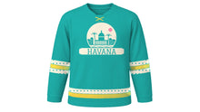 Load image into Gallery viewer, Havana Original Hockey Jersey in Caribbean Turquoise, front view – custom name and number