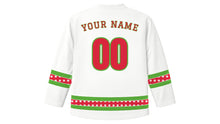 Load image into Gallery viewer, Hidirellez Original Hockey Jersey in White, back view with your name and number