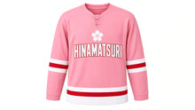 Load image into Gallery viewer, Hinamatsuri Original Hockey Jersey in Pink, front view – custom name and number