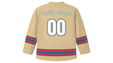 Load image into Gallery viewer, Hobart Original Hockey Jersey in Salamanca Sandstone, back view with your name and number