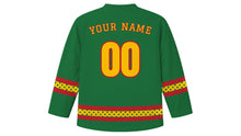 Load image into Gallery viewer, Hogbetsotso Original Hockey Jersey in Forest Green, back view with your name and number