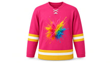 Load image into Gallery viewer, Holi Original Hockey Jersey in Pink, front view – custom name and number