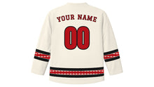 Load image into Gallery viewer, Hornbill Festival Original Hockey Jersey in Ivory, back view with your name and number