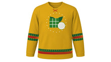 Load image into Gallery viewer, Hung Kings Festival Original Hockey Jersey in Gold, front view – custom name and number