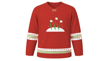 Load image into Gallery viewer, Imbolc Original Hockey Jersey in Hearth Red, front view – custom name and number