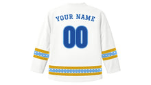 Load image into Gallery viewer, Immaculate Conception Original Hockey Jersey in White, back view with your name and number