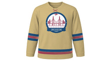 Load image into Gallery viewer, Incheon Original Hockey Jersey in Mudflat Sand, front view – custom name and number