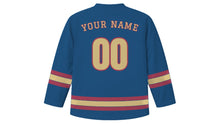 Load image into Gallery viewer, Incheon Original Hockey Jersey in West Sea Navy, back view with your name and number