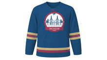 Load image into Gallery viewer, Incheon Original Hockey Jersey in West Sea Navy, front view – custom name and number