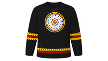 Load image into Gallery viewer, Incwala Original Hockey Jersey in Black, front view – custom name and number