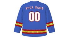 Load image into Gallery viewer, Incwala Original Hockey Jersey in Royal Blue, back view with your name and number