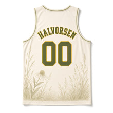 Load image into Gallery viewer, Iowa Goldfinch Prairie Original Basketball Jersey in Field Cream, back view with your name and number