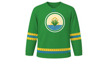 Load image into Gallery viewer, Irreecha Original Hockey Jersey in Fresh Green, front view – custom name and number