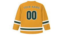 Load image into Gallery viewer, Islamabad Original Hockey Jersey in Sunset Saffron, back view with your name and number