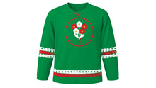 Load image into Gallery viewer, Italian Liberation Day Original Hockey Jersey in Green, front view – custom name and number