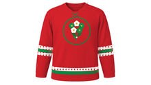 Load image into Gallery viewer, Italian Liberation Day Original Hockey Jersey in Red, front view – custom name and number