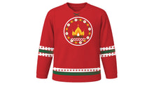 Load image into Gallery viewer, Ivan Kupala Original Hockey Jersey in Midsummer Red, front view – custom name and number