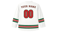 Load image into Gallery viewer, Ivan Kupala Original Hockey Jersey in White, back view with your name and number